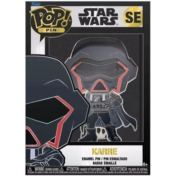 Funko POP! Star Wars Karre Enamel Pin w/ Removable Stand - Disney - NEW - Picture 1 of 2